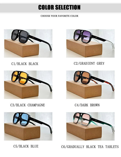 Square Sunglass Men Vintage Fashion Glasses Retro Sunglasses Women Trendy Gafas De Sol Hombre Lunette Soleil Femme Dropshipping