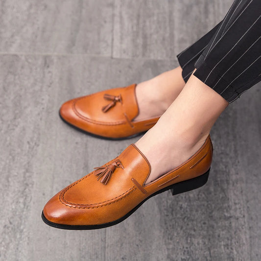 Men's Tassel Loafers Dress Shoes Business Leisure Driving Shoes Summer Outdoor Classic Fashion Famous Brand Luxury