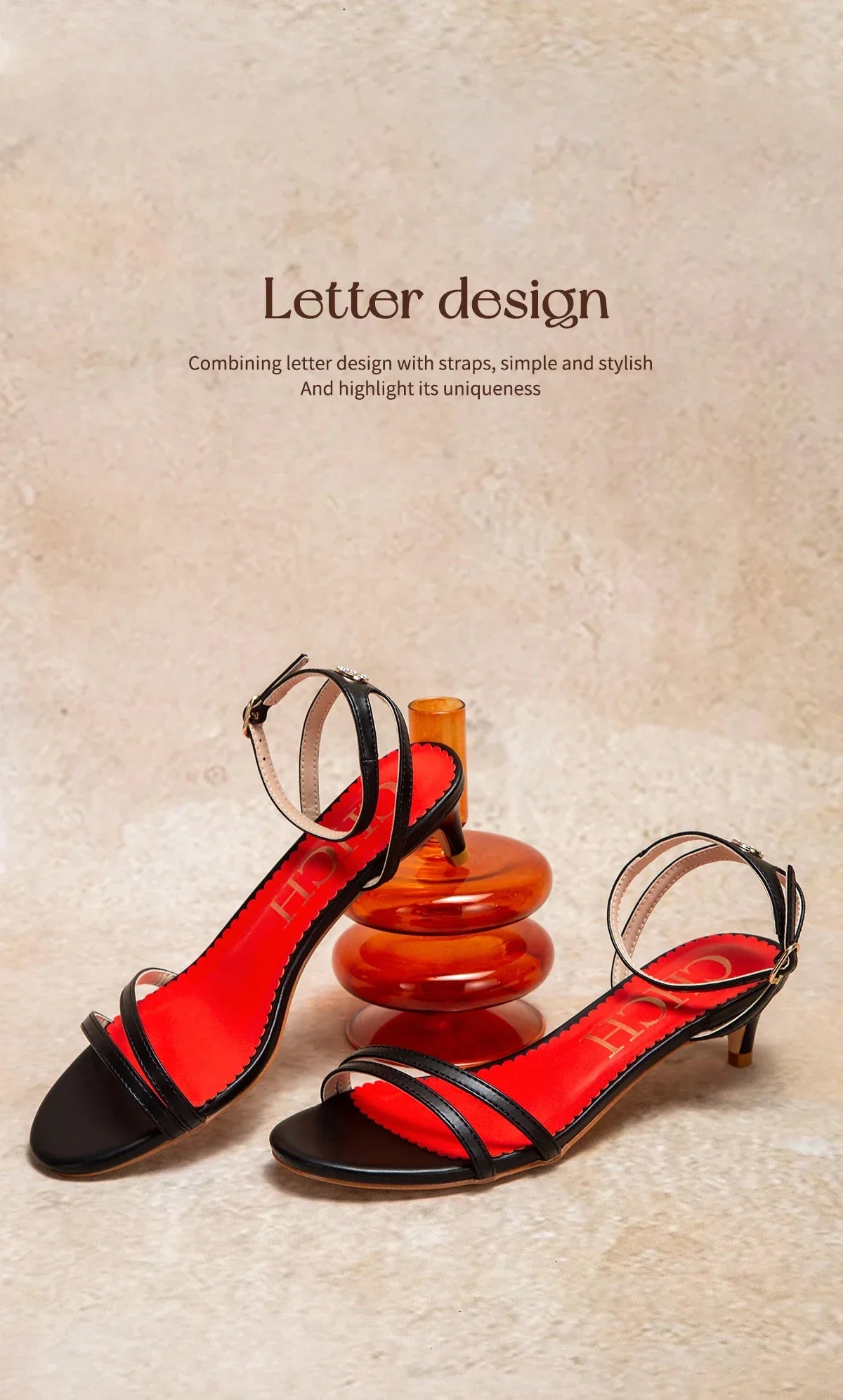 Womens Sandals Round Open Toe Kitten Heels Adjustable Ankle Strap Low Heels Heeled Sandals for Women CHCH Summer Dress Shoes 3cm