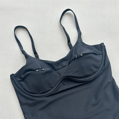 Sexy Cut Out Underwired Women Swimwear One Piece Swimsuit Female Extreme String Mini Micro Thong Bather Bathing Suit Swim V7744