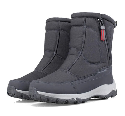 Men Boots 2026 Winter Shoes For Men Warm Snow Boots Mid-calf Men Warm Shoes Thick Plush Winter Boots For Men Women Cotton Shoes
