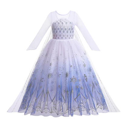 Children Costume Girl Dress Halloween Princess Cosplay Party Rapunzal Anna Elsa Birthday Clothes