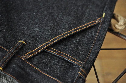 Mens Jeans Boxing Selvedge Denim Jeans Color Cotton Jeans for Men Silver Buttons Taper Fit  12.5 Oz