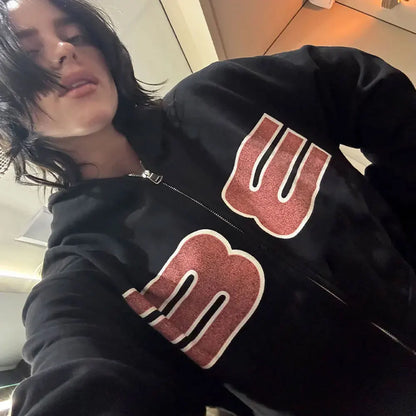 Hit Me Hard and Soft 2025 Tour Zipper Hoodies Men Women Harajuku Pullovers Fashion Hip Hop Zip Up Sweatshirts Jackets Fans Gift