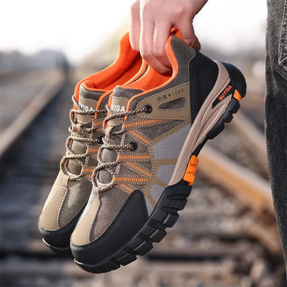 Latest 2024 Fashion Insulation 10KV Men Safety Work Shoes Sneakers Steel Toe Anti Smashing Indestructible Male Footwear