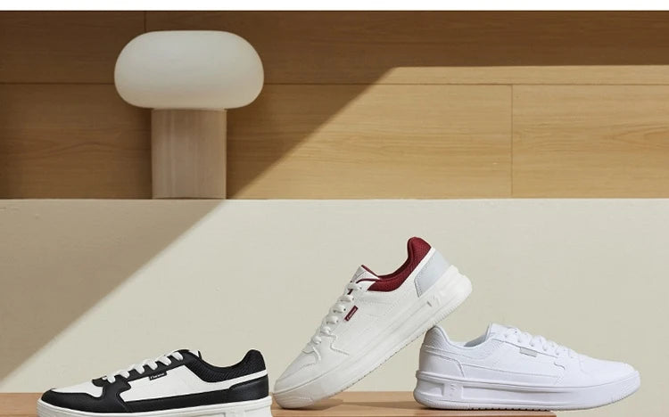 Men's Board Shoes Leather Splash Proof Classic Leisure Versatile Thick-soled Non-slip Airy Male Sneakers 672536622