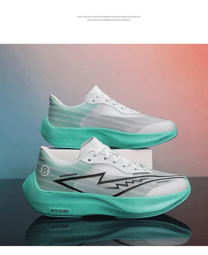 Men's Sports Shoes Full Palm Carbon Plate Running Shoes Men's and Women Marathon Racing Shock-absorbing Athletics Training Shoes