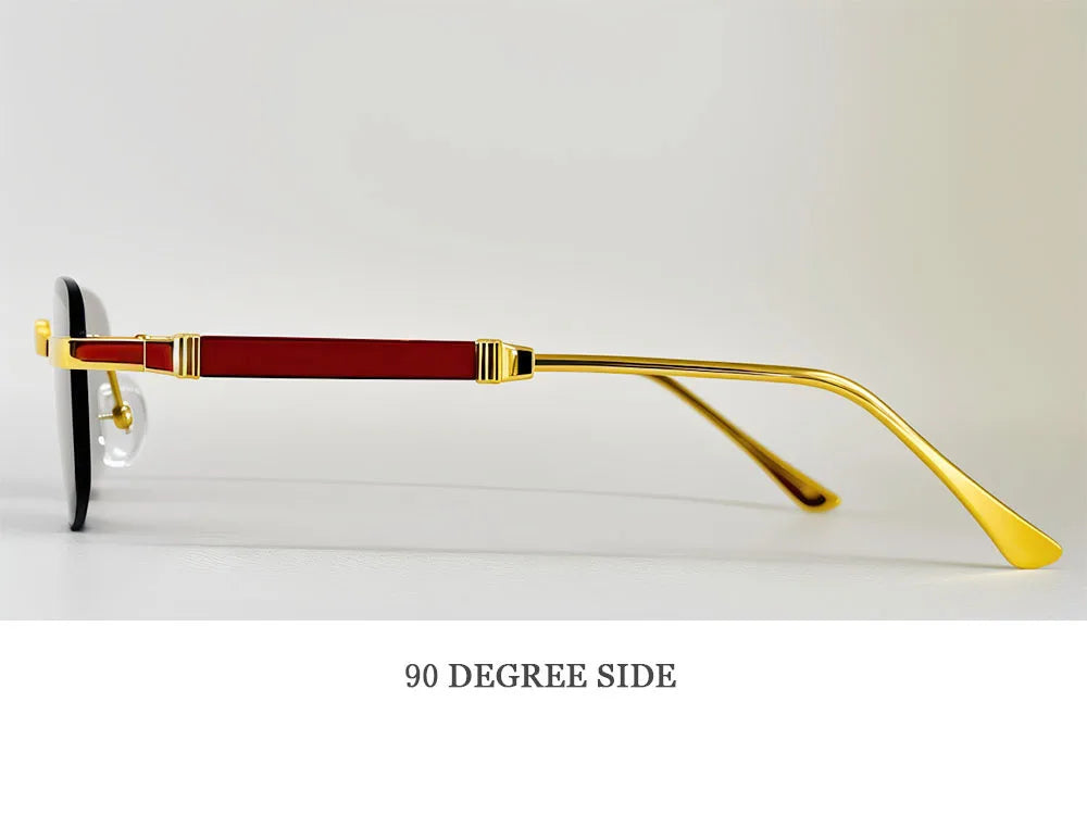Rimless Sunglasses Women 2026 UV400 Protection Fashion Glasses Vintage Sunscreen Shades Lentes De Sol Mujer Lunette Soleil Femme