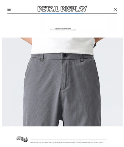 Coffee Ultra-thin Wide Pants Men Lyocell Fabric Breathable Soft Straight Casual Trousers Loose Simple Male Sweatpants