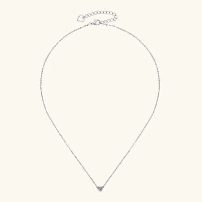 3mm Moissanite Diamond Round Pendant Necklaces for Women 925 Sterling Silver Chains Wedding Fine Jewelry Gift Collares