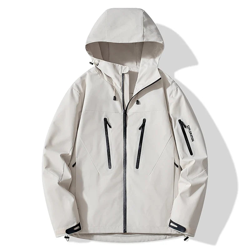 Unisex Rain Coat Hiking Camping Trekking Mountaineering Waterproof Jackets Men Women Outdoor Sporty Windproof Windbreaker