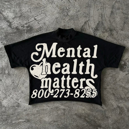 Harajuku Letter Graphic T Shirts Y2k Tops Men Women High Street Oversized T Shirt Pro Choice Streetwear Vintage Tee Clothing