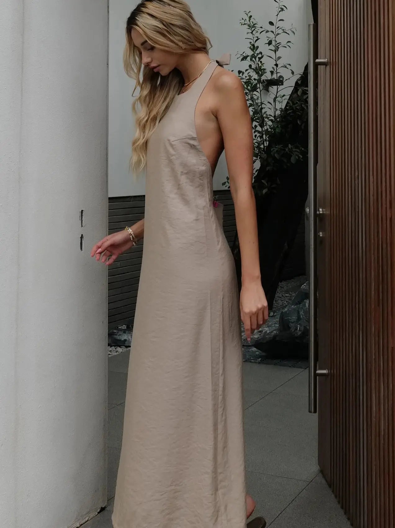 2024 Summer Women Backless Elegant Dress