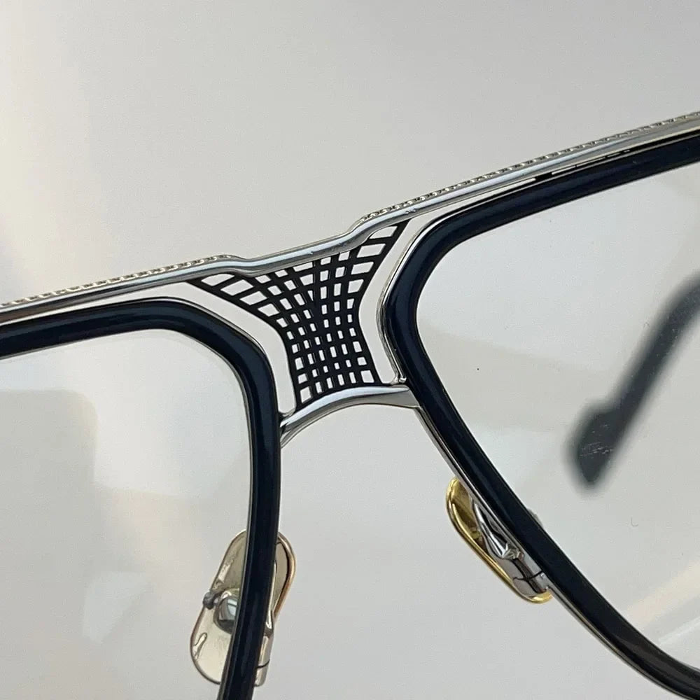 Luxury 0683 Alloy Sunglasses Men Brand Design Women Top Quality Hollow Top Quality Original Irregular Square Classical with Case
