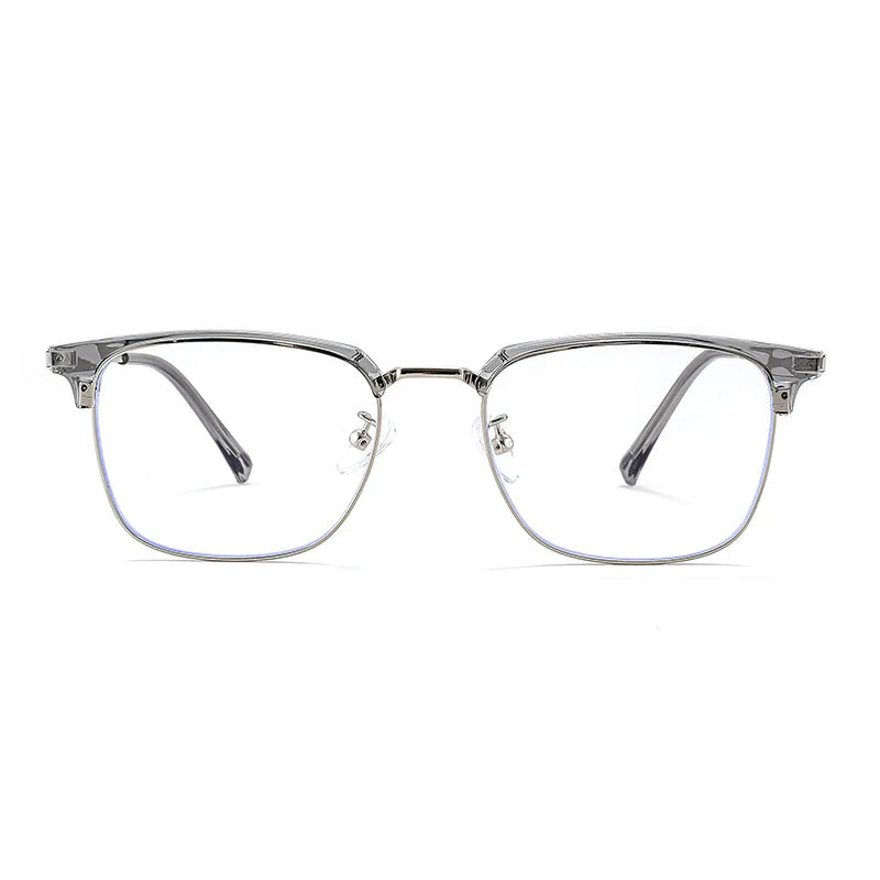 Square Men's Business 8026 Anti-Blue Light Classic Retro Anti-Blue Light Reading Glasses Women Prescription Customized