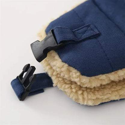 2025New Unisex Winter Hats with Ear Flaps Cotton Trapper Hat Aviator Windproof Ski Cap Buckle Closure Ushanka Outdoor