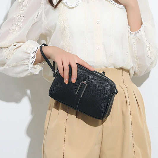 Genuine Leather Bag Luxury Women's Handbags Bag for Woman 2022 Female Clutch Phone Bags Shoulder Bag Crossbody Messenger Pack