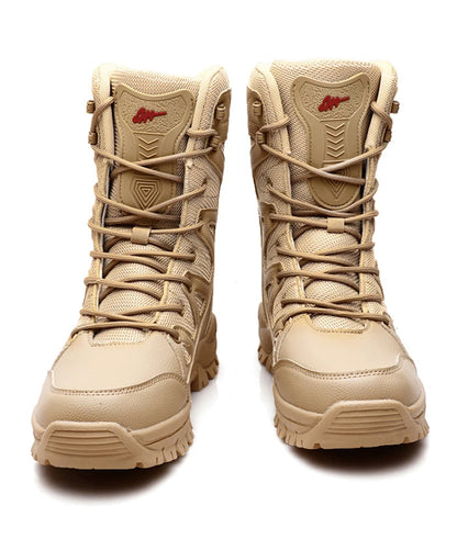 New Men Tactical Boots Waterproof Hunting Hiking Shoe Lace Up Desert Unisex Army Boot Male Women Brand Motorcycle Climbing Shoe