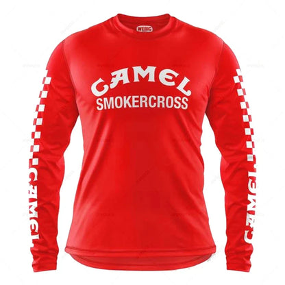 Cycling Jersey for Men, Moto Jersey, Off Road, Mountain Bike, MTB, BMX, Motocross, Camping, Fishing, Hunting Clothes, DH