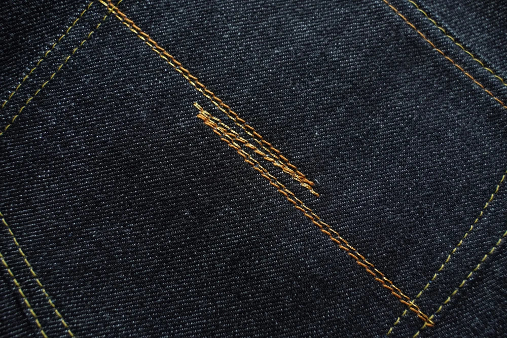 Mens Jeans Selvedge Denim Jeans for Man Silver Button Loose Fit Handmade 15 Oz