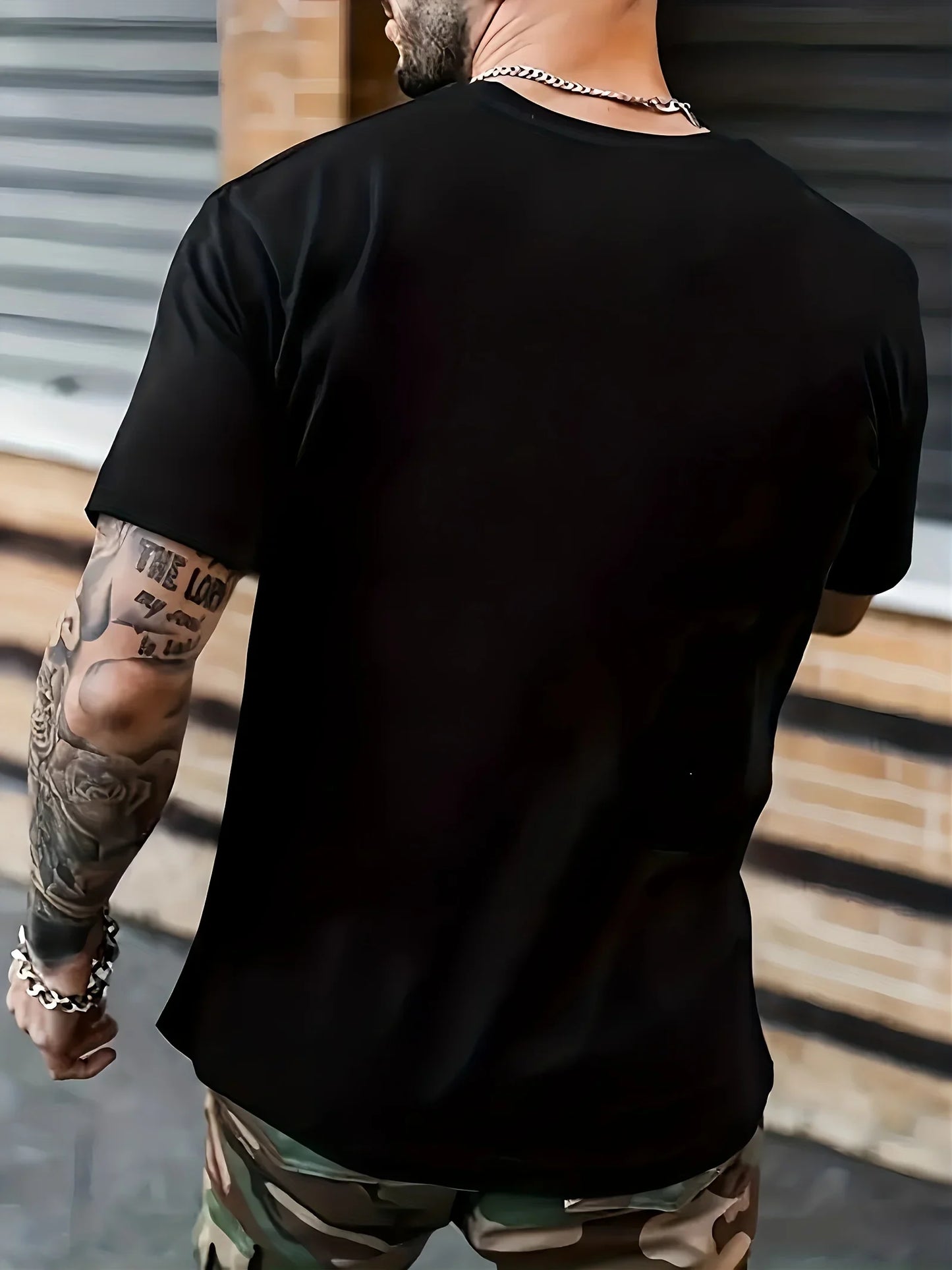 Men's summer 100% pure cotton fashionable casual loose sports Brooklyn pattern printed round neck short sleeved T-shirt top