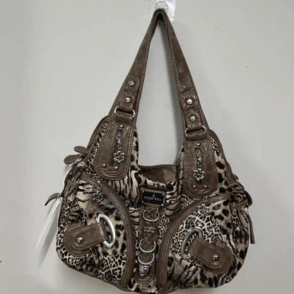 Vintage Bag Women Handbags Brown Leopard Shoulder Bag Top-handle Handbag Fashion Satchel Dumpling Shoulder Bag Tote Hobos