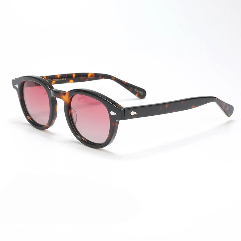 Polarized Sunglasses Men Women UV400 Acetate Frame Johnny Depp Lemtosh Style Sun Glasses Brand Retro For Male Eyeglasses
