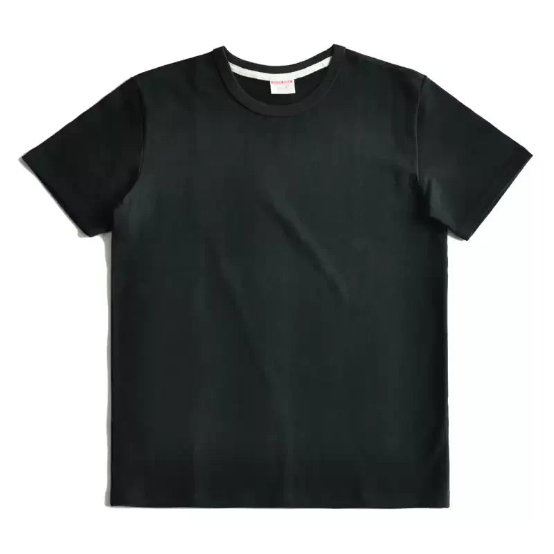 Tops & Tees Men's T-shirt Short Sleeve  Anti-Deformation Anti-Shrink Double-woven Fabric Cotton Soft Slim Fit