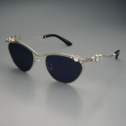 Y2K New Luxury Sunglasses Women Rhinestones Cat Eye Ins Party Fashion Sun Glasses UV400 Sun Shades Lentes De Sol Mujer Sunglass