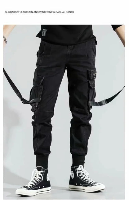 Mens Techwear Sweatpants Y2K Streetwear Jogging Pants Men Hip Hop Street Dance Casual Trousers Vintage Cargo Pant Pantalon Homme