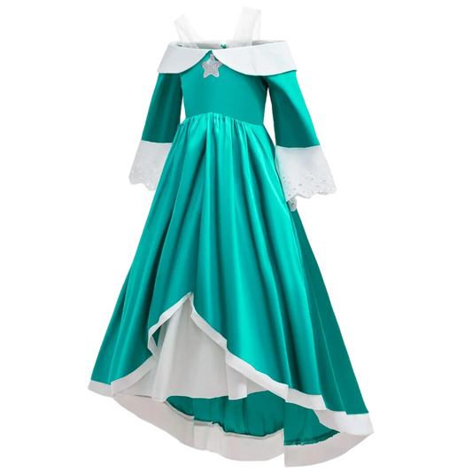 2026 Movie Off Shoulder Big Swing Skirt Princess Galaxy Dress up Rosalina Cosplay Outfit Children Plumber Bros Girl Costume Gown