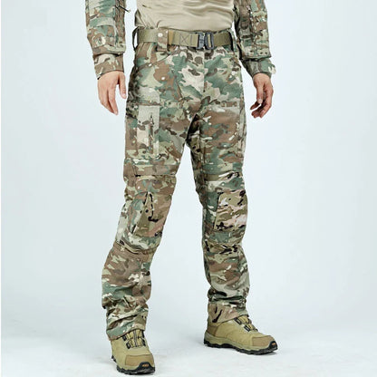Tactical Casual Pants Mens Waterproof Cargo Trousers Outdoor Multi-Pocket Military Pants Male Hiking Wear-resisting Trousers