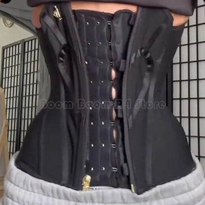 Faja Colombianas Moldeadora Bodysuit Zipper Hook Eye Double Compression Abdomen Control Slimming Modeling Strap Reductive Girdle