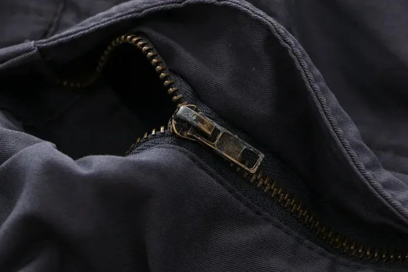 Men's Winter Thicken Fleece Cargo Pants Double Layer Straight Pants Men Casual Cotton Tactical Baggy Pant Warm Trousers S-5XL