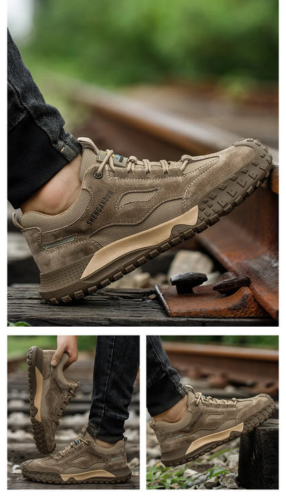 Anti Smash working shoes with steel toe Anti Puncture industrial Safety Shoes men Anti Scalding safety boots for electrician