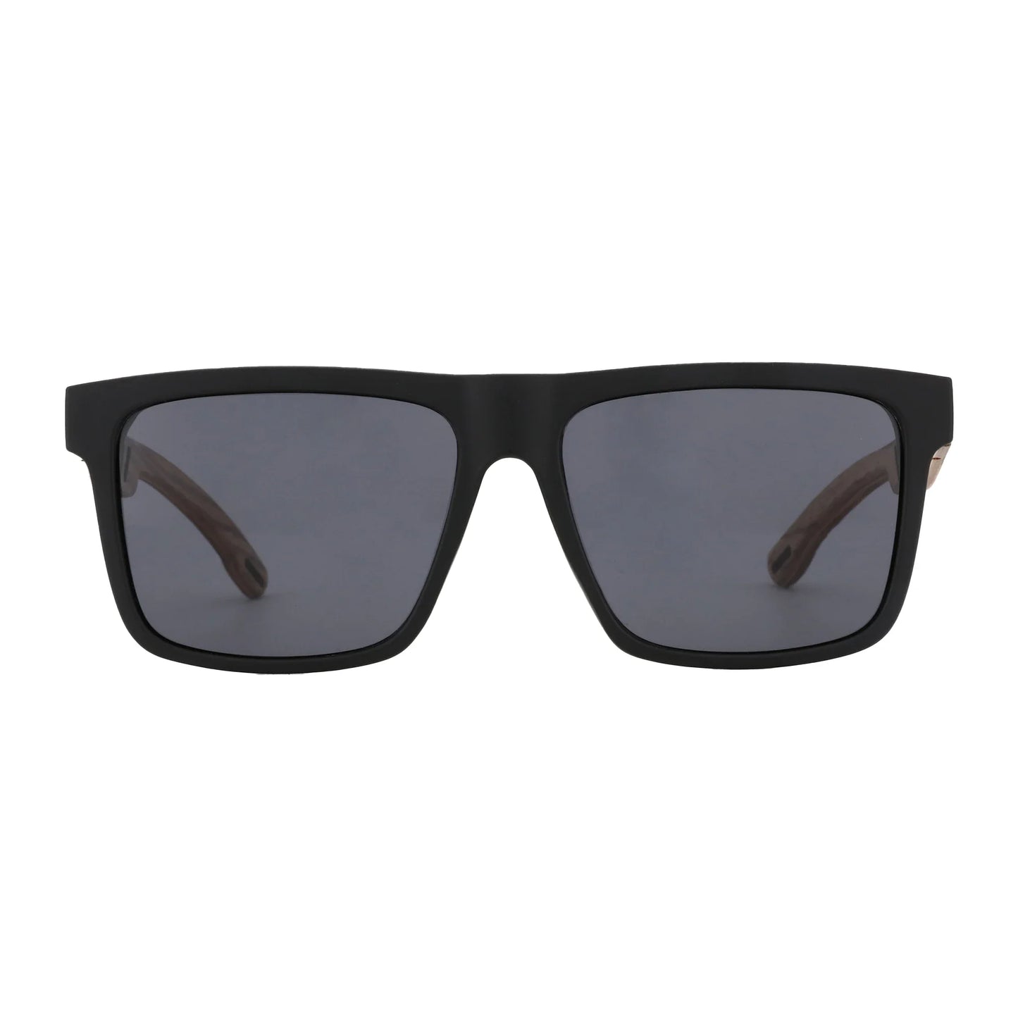Walnut Wood Sunglasses with Dark Polarized Lenses for Men and Women | UVA/UVB Ray Protection