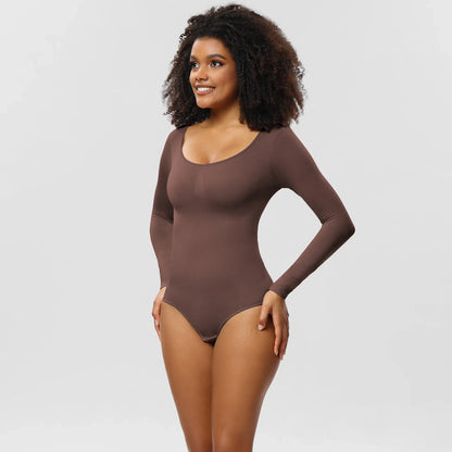 Sexy Women's Clothing Autumn/winter Long Sleeve Shapewear Tummy Control Bodycon Dress