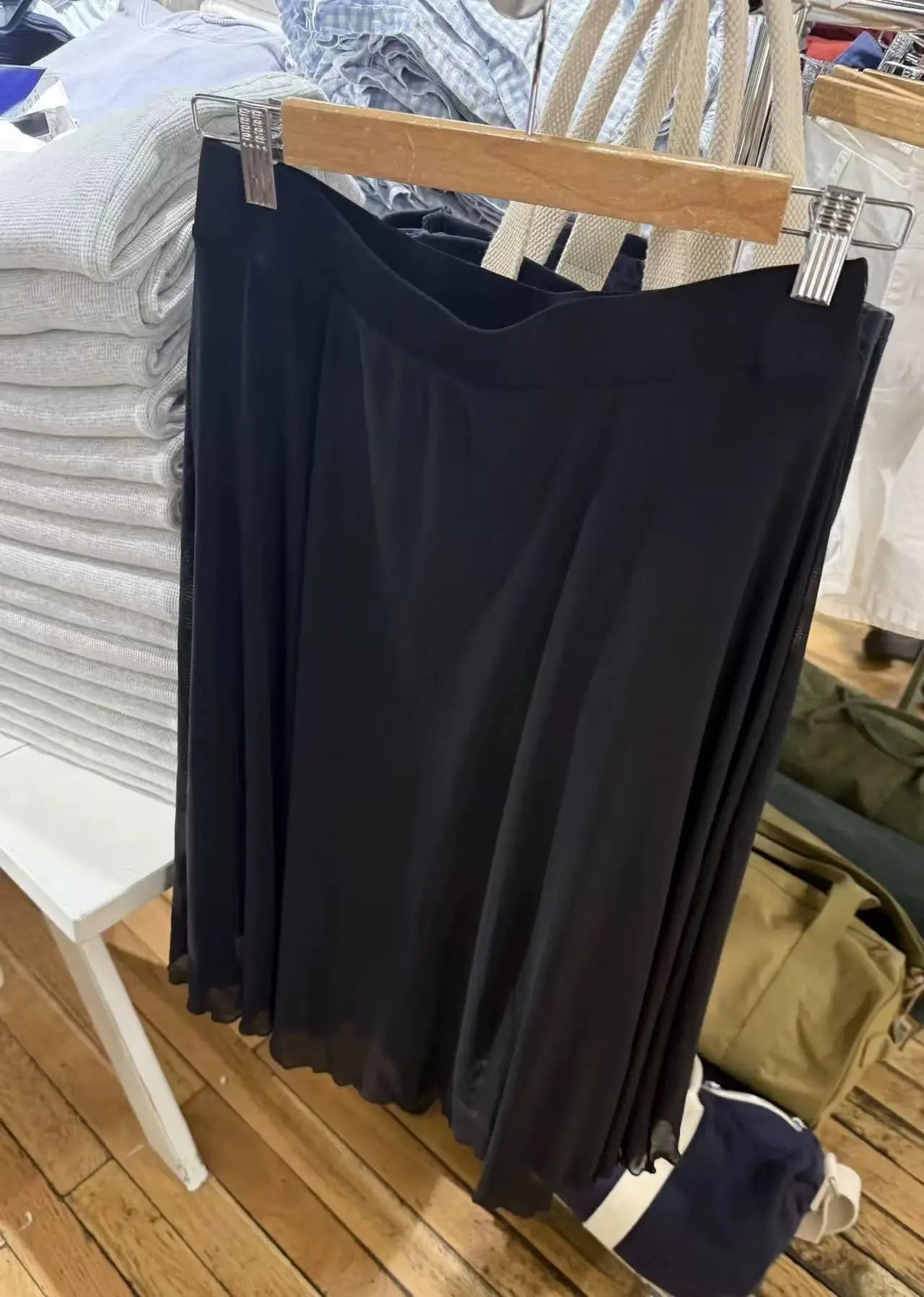 Vintage Black Chiffon Fungus Hem Mini Skirts Women Summer New Casual Preppy Style A-line Short Faldas Female Sweet Elegant Skirt