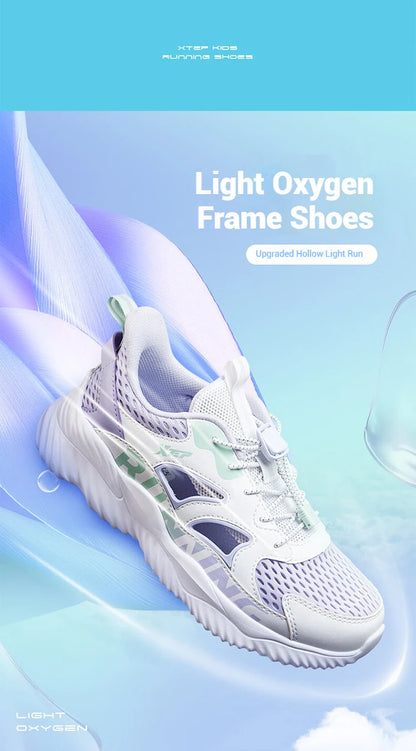 Light Oxygen Unisex Running Shoes  Spring Shock Absorption Lightweight Breathable Teenager's Sports Shoes 676216119185