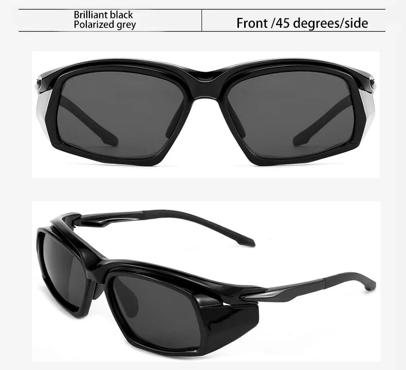 Sports Running Sunglasses Men Mountaineering Wind  Sand TR90 Polarized Sunglasses Safety Eyewear Customizable Prescription