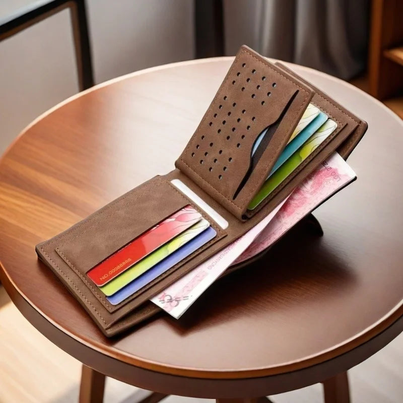Custom Engraved Exclusive Personalized Photo Faux Leather Wallet - Men And Women/Couples/Parents/Gifts Universal,