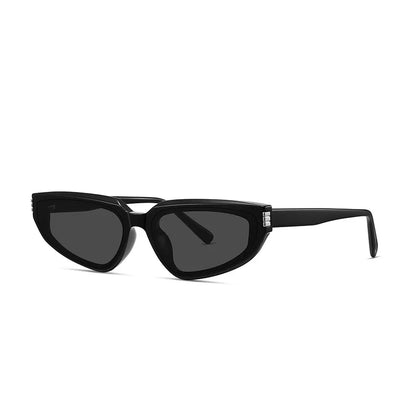 Ultra Light Personality Acetate Man Cat Eye Sunglasses Small Size Brand Designer Fashion Retro Women Decoration Sun Shades UV400
