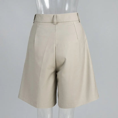 Straight-leg Pants 2026 Summer Shorts Temperament Casual Versatile Loose and Thin Five-point Suit Shorts