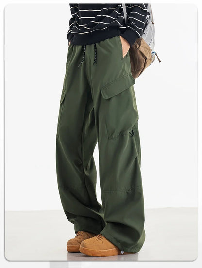 Unisex Hiking Pants Autumn Large Pocket Windproof Camping Cycling Trousers Spring Outdoor Waterproof Functional Paratrooper Pant