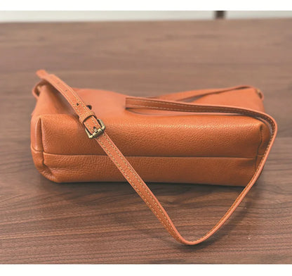 2026 New Genuine Leather Versatile Women's Small Bag Soft Cowhide Lightweight Shoulder Crossbody Bags