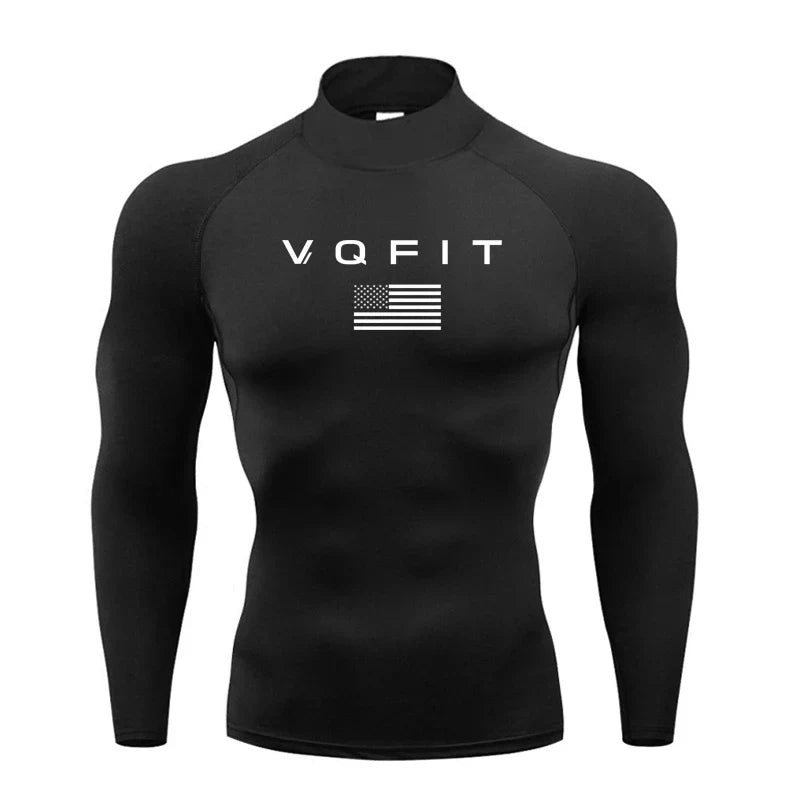 Mens Running T-shirts Autumn Fitness Long Sleeve Sport Shirt Jogging Gym Clothing Sportswear Quick Dry Compression T Shirts