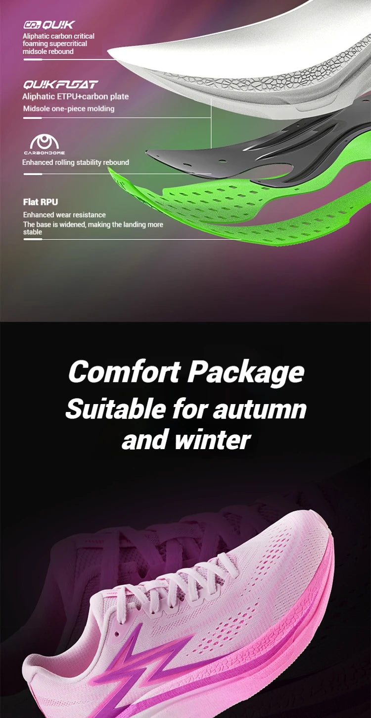 Flame 4.5 MIX Men Running Shoes Carbon Plate Marathon Stable Rebound Cushioned Airy Traction Male Sneaker 672532217F