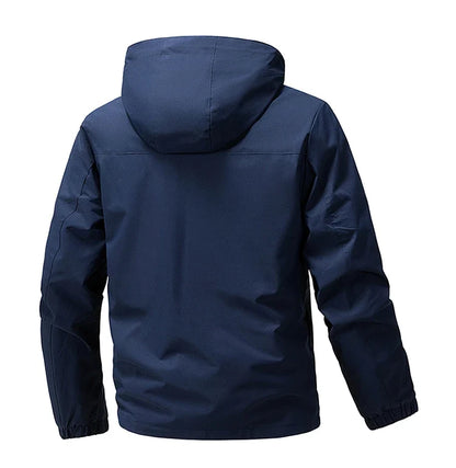 Waterproof Windbreaker Men Jacket Autumn Spring Outdoor Softshell Hooded Coat Sports Hiking Camping Coats Lightweight Jackets