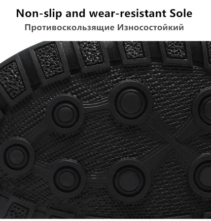 New Fashion Men's Boots Winter Plush Men Snow Boots Warm Fur Ankle Boots Outdoor Non-slip Sneakers Winter Casual  Boots Size 46