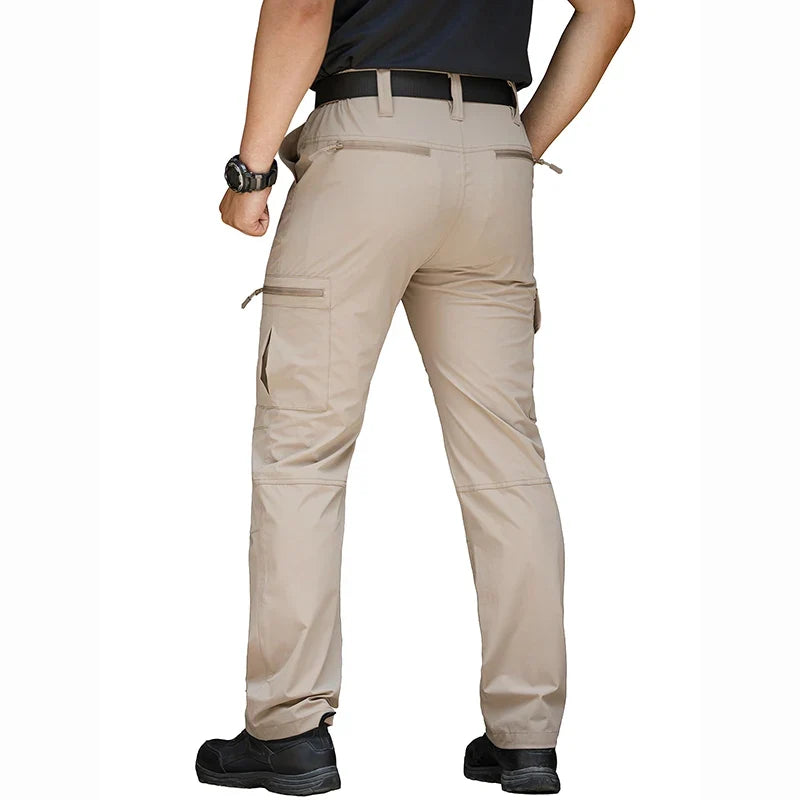 Men’s Quick Dry Hiking Pants Lightweight Water Resistant Tactical Work Outdoor Fishing Cargo Trousers